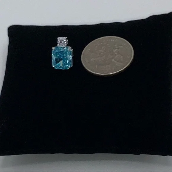 4ct Cushion Cut Earrings - Picture 9 of 12